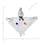 Worth Imports 43 in. Shiny Hanging Halloween Ghost Figures, Set of 2 thumbnail 2