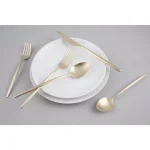 Cambridge Silversmiths Gaze Champagne Satin 20-Piece Flatware Set, Service for 4 thumbnail 4