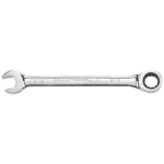 GearWrench 9/16 in. Combination Ratcheting Wrench, 12-Point, Chrome Finish thumbnail 1