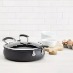 Epicurious 4 Qt. Hard-Anodized Aluminum Nonstick Saute Pan with Glass Lid thumbnail 5