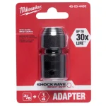 Milwaukee SHOCKWAVE 3/8 in. Square to 1/4 in. Hex Impact Adapter thumbnail 2