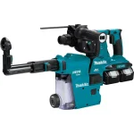 Makita 18V X2 LXT 36V Brushless SDS-Plus Rotary Hammer Kit with HEPA Dust Extractor & 5.0 Ah Batteries thumbnail 2
