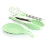 MegaChef 12-Piece Mint Green Silicone Kitchen Utensil Set thumbnail 3