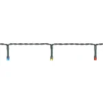Home Accents Holiday 26 ft. 100-Light Multicolor LED Battery-Operated String Lights with Timer, 8 Functions thumbnail 4