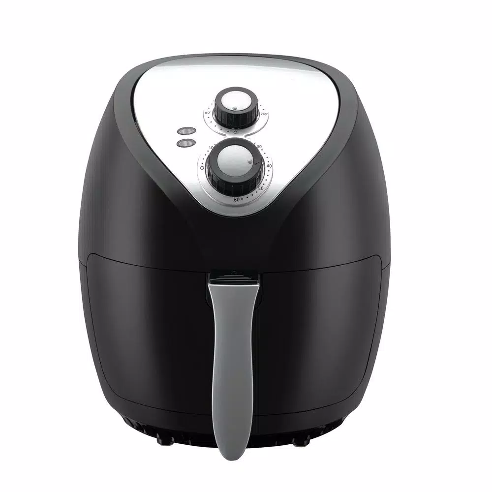 Emerald 1811 4.2 Qt. Black Air Fryer with Rapid Air Technology, 1400W
