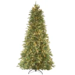 National Tree Company 7.5 ft. Tiffany Fir Slim Artificial Christmas Tree with 600 Clear Lights thumbnail 1