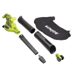 Sun Joe SBJ605E 3-in-1 Electric Handheld Blower, Vacuum, and Mulcher, 14 Amp, 250 MPH, 440 CFM thumbnail 5