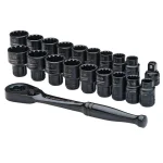 Crescent X6 3/8 in. Drive Pass-Thru Ratchet and Socket Set, 20-Piece thumbnail 1
