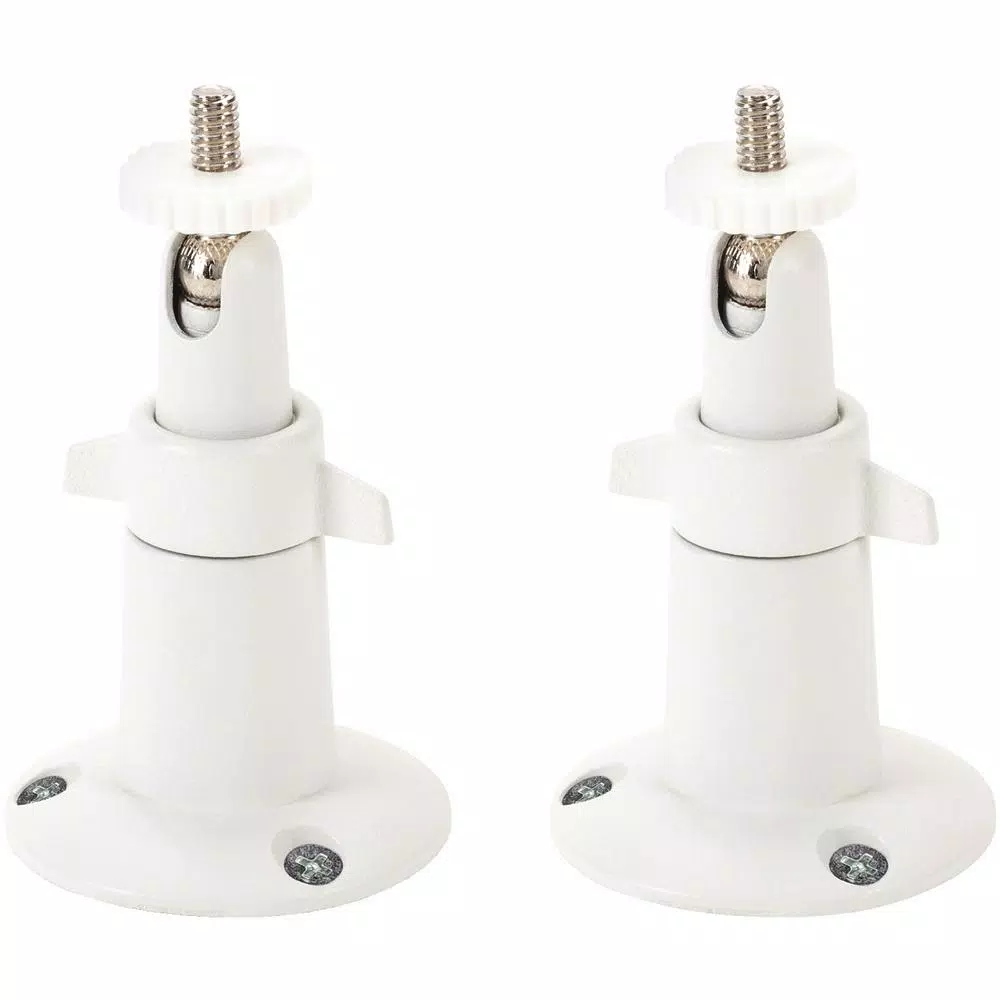 Wasserstein White Security Wall Mount for Arlo, Arlo Pro, and Arlo Ultra (6-Pack)