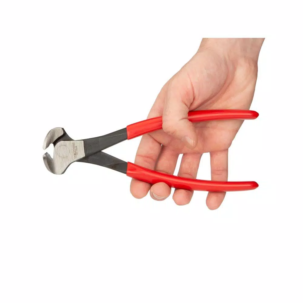 TEKTON 8 in. End Cutting Pliers with Induction Hardened Blades