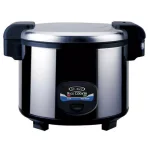 SPT 35-Cup Stainless Steel Rice Cooker, 5.7 Qt Commercial Capacity with 3D Heating thumbnail 1