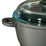 Berndes Classics 2.5 Qt. Non-Stick Cast Aluminum Saute Casserole with Glass Lid thumbnail 2