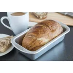 Doughmakers 8.5 x 4.5 in. Heavy Duty 16 Gauge Aluminum Loaf Pan with Patented Pebble Pattern thumbnail 6