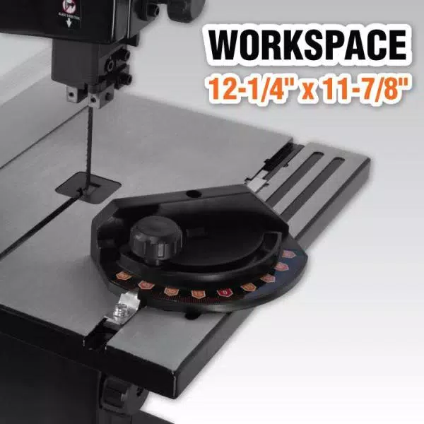 WEN 9 in. Benchtop Band Saw, 2.5 Amp, 1/3 HP Corded Vertical Band Saw