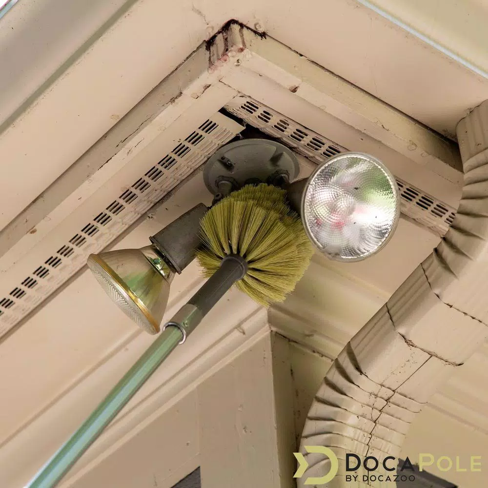 DocaPole High Reach Dusting Kit with 5-12 ft. Extension Pole, Cobweb, Feather & Ceiling Fan Dusters