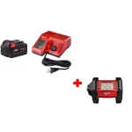 Milwaukee M18 18V Lithium-Ion Cordless LED Flood Light & 5.0Ah Battery Starter Kit thumbnail 1