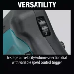 Makita 18V X2 LXT 36V Cordless Blower and 14 in. Chainsaw Combo Kit with (2) 5.0 Ah Batteries and Charger thumbnail 7