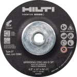 Hilti 7 in. Zirconium Grinding Disc, Type 27, 1/4 in. x 5/8 in. Arbor, 10-Pack thumbnail 1