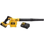DEWALT 20V MAX Cordless Compact Jobsite Blower Kit with 4.0 Ah Battery and Charger, 135 MPH, 100 CFM thumbnail 1