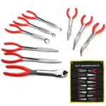 XtremepowerUS 11 in. Long Reach Needle Nose Plier Set, 9-Piece thumbnail 1