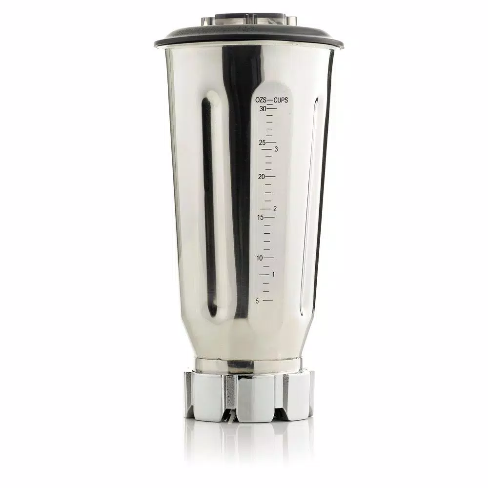 Omega BL360S 1 HP 2-Speed Blender with 32 oz. Stainless Steel Jar, Silver