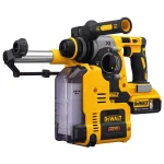 DEWALT 20V MAX XR Brushless 1 in. SDS Plus L-Shape Rotary Hammer Kit with Dust Extractor & (2) 5.0 Ah Batteries thumbnail 1