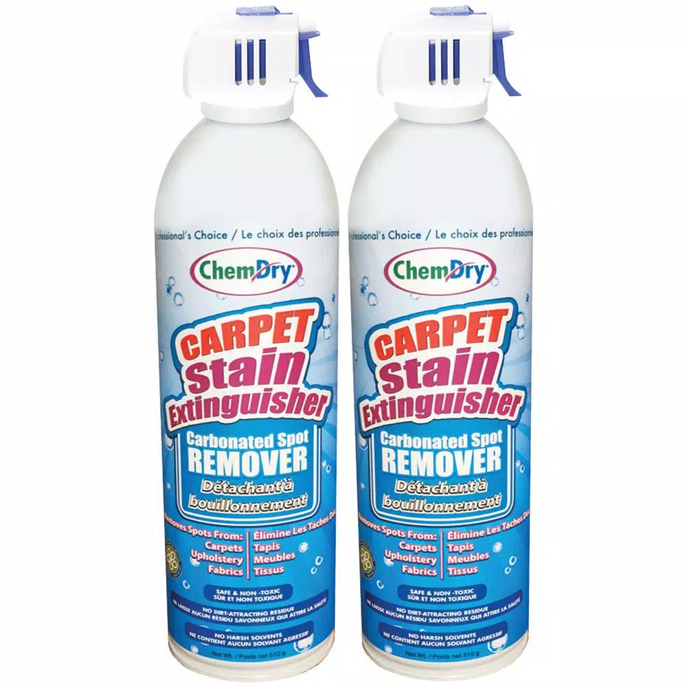 ChemDry Chem-Dry Carpet Stain Extinguisher, Water-Based Spot Remover, 18 oz (2-Pack)