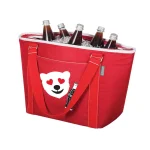 ONIVA Coca-Cola Topanga 9 Qt. 24-Can Insulated Cooler Tote Bag, Red Emoji Design thumbnail 2