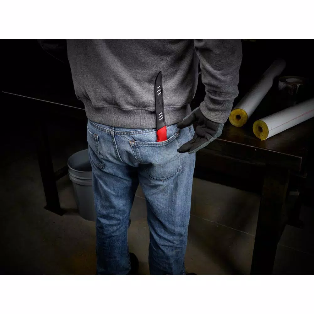 Milwaukee 6 in. Smooth Blade Insulation Knife with Stainless Steel Blade