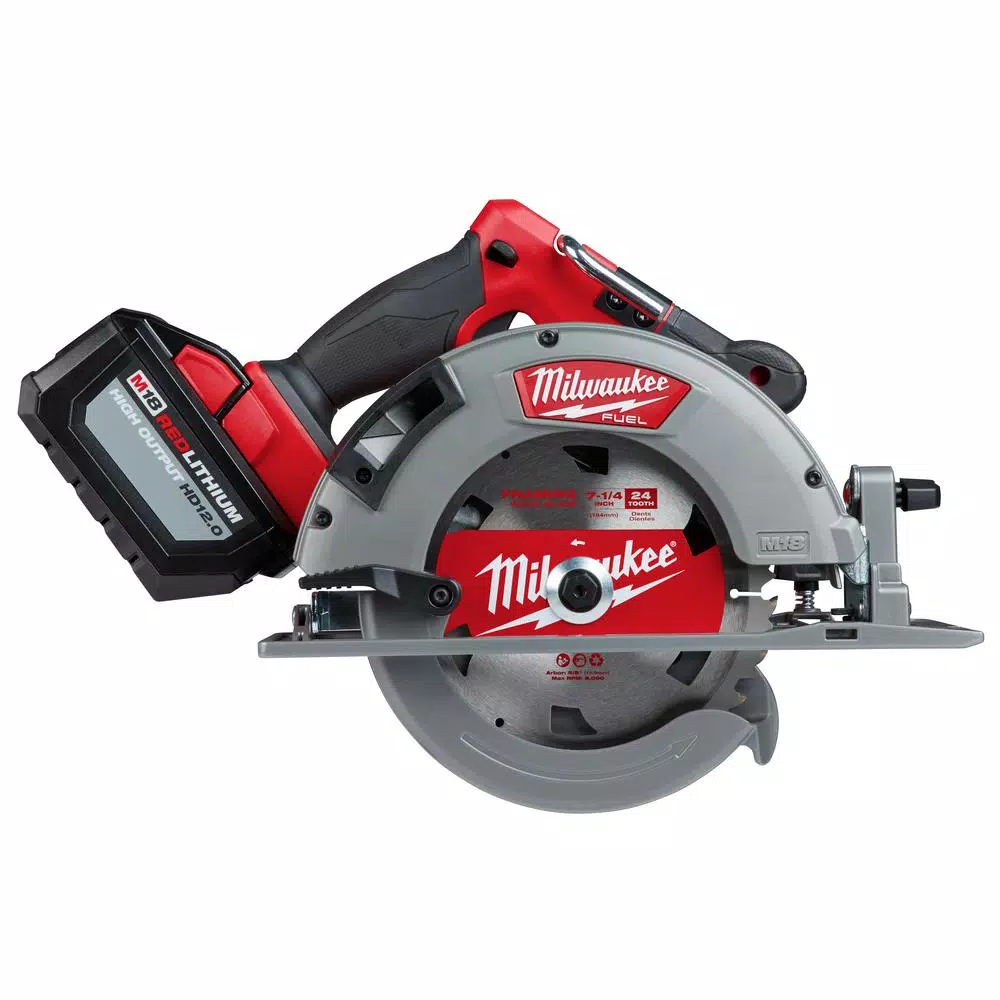 Milwaukee M18 FUEL 7-1/4 in. Brushless Cordless Circular Saw Kit with 12.0 Ah Battery & Charger