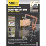 MaxxHaul Hydraulic Receiver Hitch Mounted Crane, 1000 lbs. Capacity thumbnail 5