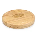 TOSCANA San Francisco 49ers Circo Rubberwood Cheese Board Set with 4 Stainless Steel Tools thumbnail 1