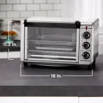 BLACK+DECKER Crisp 'N Bake 1500W Air Fryer Toaster Oven, 6-Slice Stainless Steel thumbnail 8