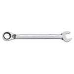 GearWrench 10 mm Reversible Combination Ratcheting Wrench, 12-Point, Chrome Finish thumbnail 1