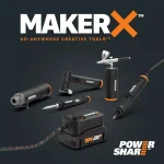 Worx MAKERX 20V Wood and Metal Crafter Rotary Tool Attachment with 12 Accessories thumbnail 4
