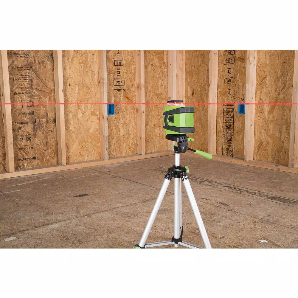 PowerSmith Self-Leveling 360° Cross Line Laser Level Kit with Adjustable Tripod