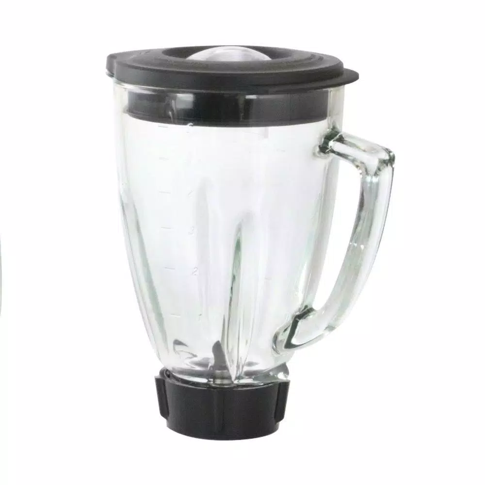 Better Chef 6-Piece 48 oz. Round Glass Blender Jar Replacement Kit for Oster Blenders
