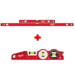 Milwaukee REDSTICK Compact Box Level Set with 10 in. 360-Degree Locking Torpedo Level thumbnail 11