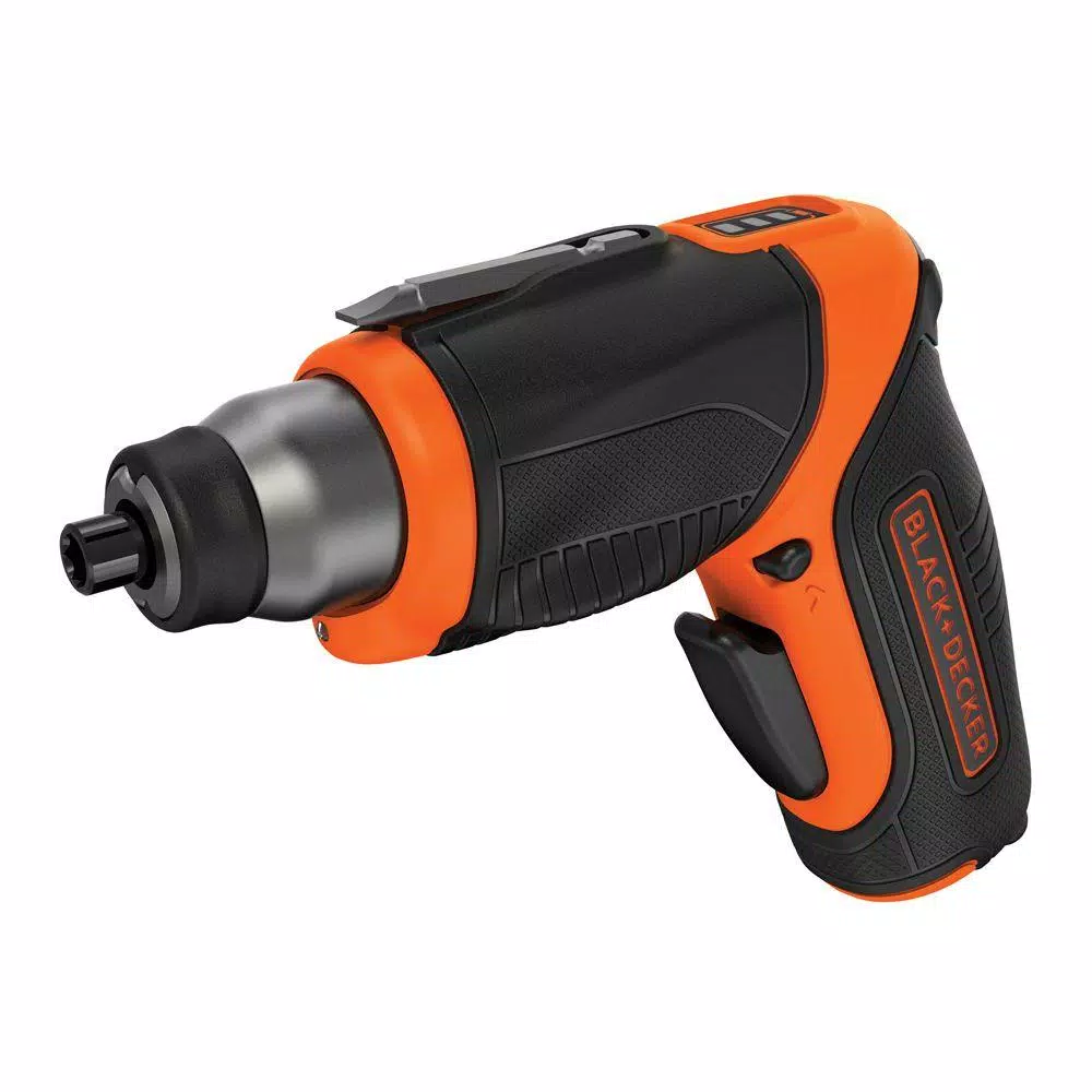 BLACK+DECKER 4V MAX Lithium-Ion Cordless Pivoting Screwdriver Kit with USB Charger and Accessories
