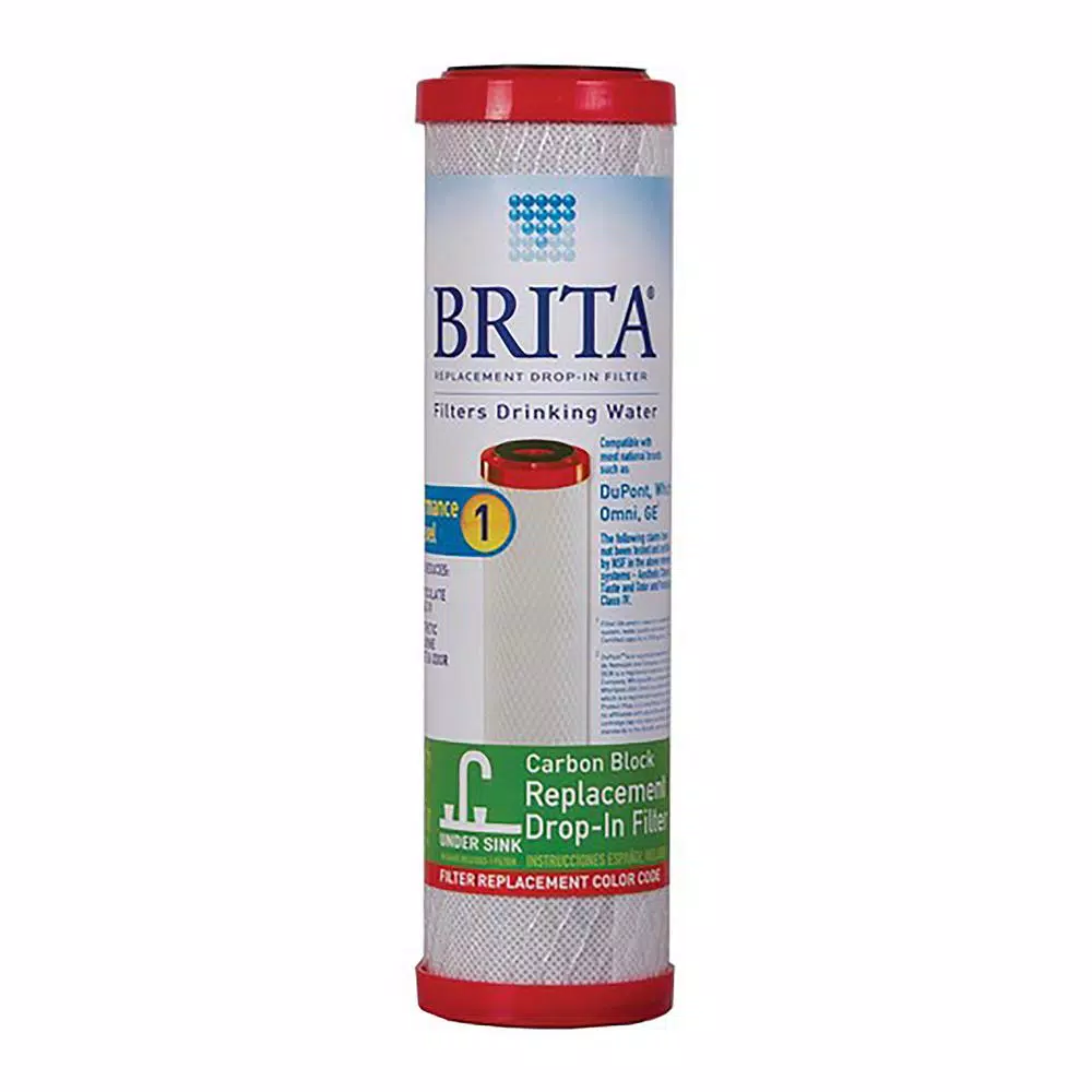 Brita Universal Under Sink Carbon Block Replacement Water Filter