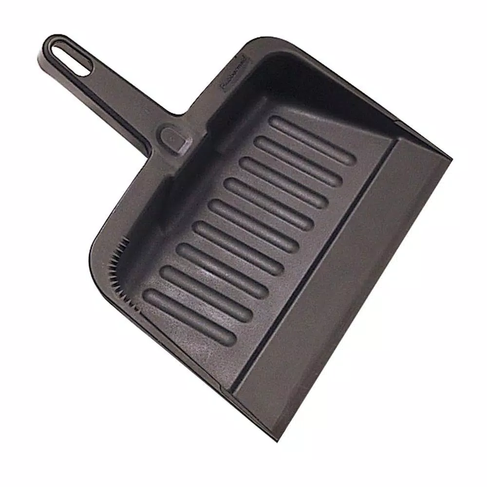 Rubbermaid Commercial Products Rubbermaid 12-1/4 in. Heavy Duty Dust Pan, Black