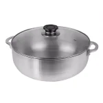 Home Basics 14.25 in. Aluminum Caldero with Glass Lid, 7 qt. Multi-Pot thumbnail 2