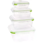 Ozeri INSTAVAC Green Earth 8-Piece Food Storage Container Set with Vacuum Seal and Locking Lids thumbnail 4