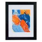 KG Kiera Grace Langford 11x14 Black Picture Frame with Matting for 8x10 Photos thumbnail 1