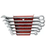 Best Value 6-Piece SAE Combination Wrench Set with Metal Storage Rack thumbnail 1