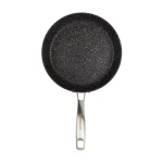 MasterPan Granite Ultra 9.5 in. Cast Aluminum Nonstick Frying Pan, Black Marble Finish thumbnail 2