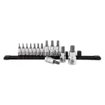SUNEX TOOLS Sunex 912313S 13-Piece Star Bit Socket Set with Rail, 1/4 in., 3/8 in., and 1/2 in. Drive thumbnail 1