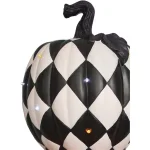 Haunted Hill Farm 36 in. Lighted Stacked Pumpkin Trio, Indoor/Outdoor Halloween Decor thumbnail 2
