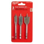 Milwaukee 3-Piece Stubby High Speed Steel Spade Bit Set thumbnail 1