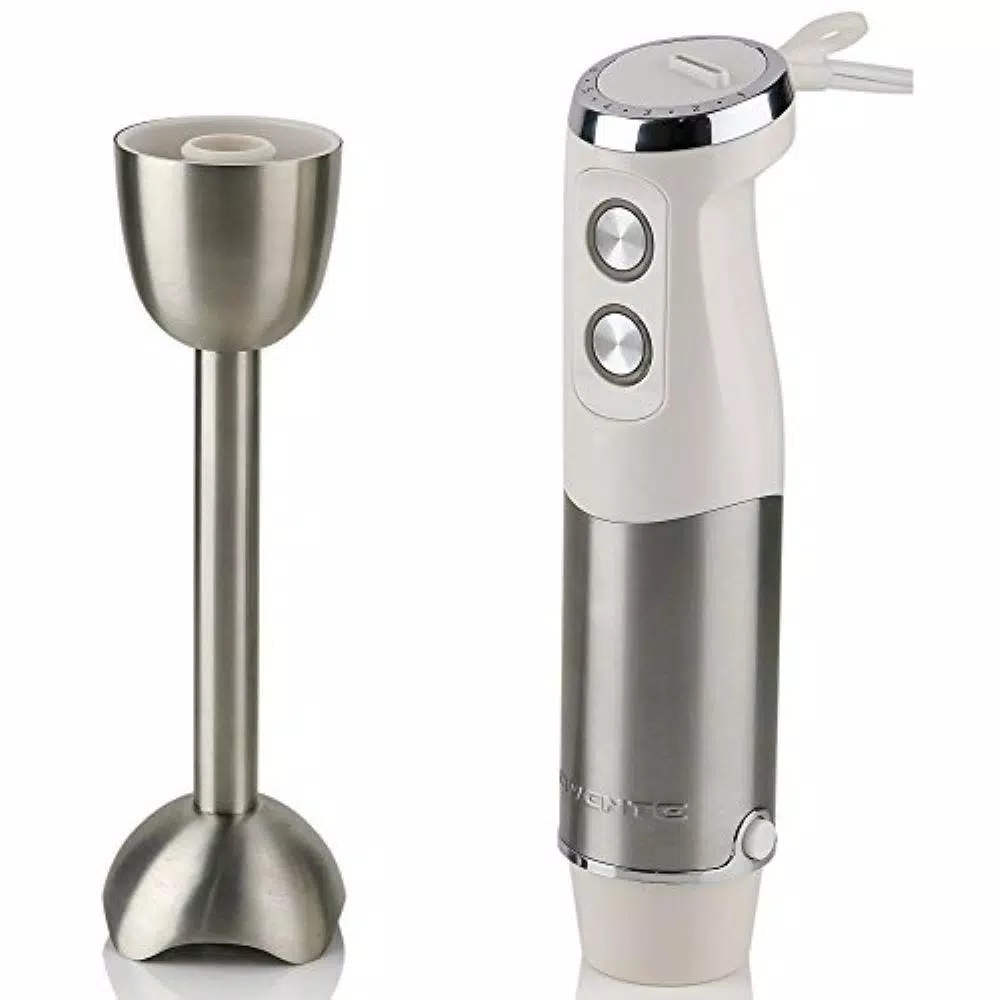 Ovente HS680 500W Immersion Blender, 6-Speed Handheld Mixer with Stainless Steel Blades